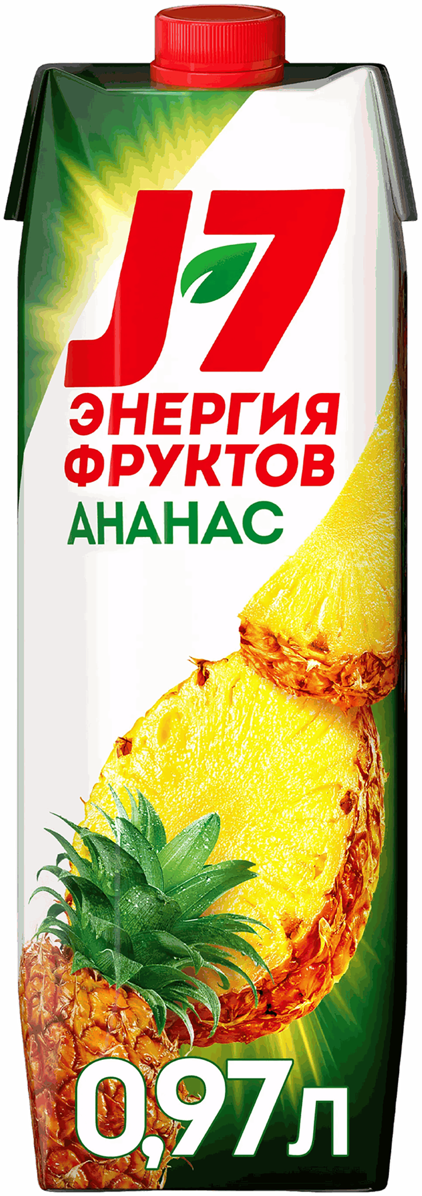 Изображение товара Нектар J7 Ананас с мякотью 0.97л натуральный фруктовый напиток