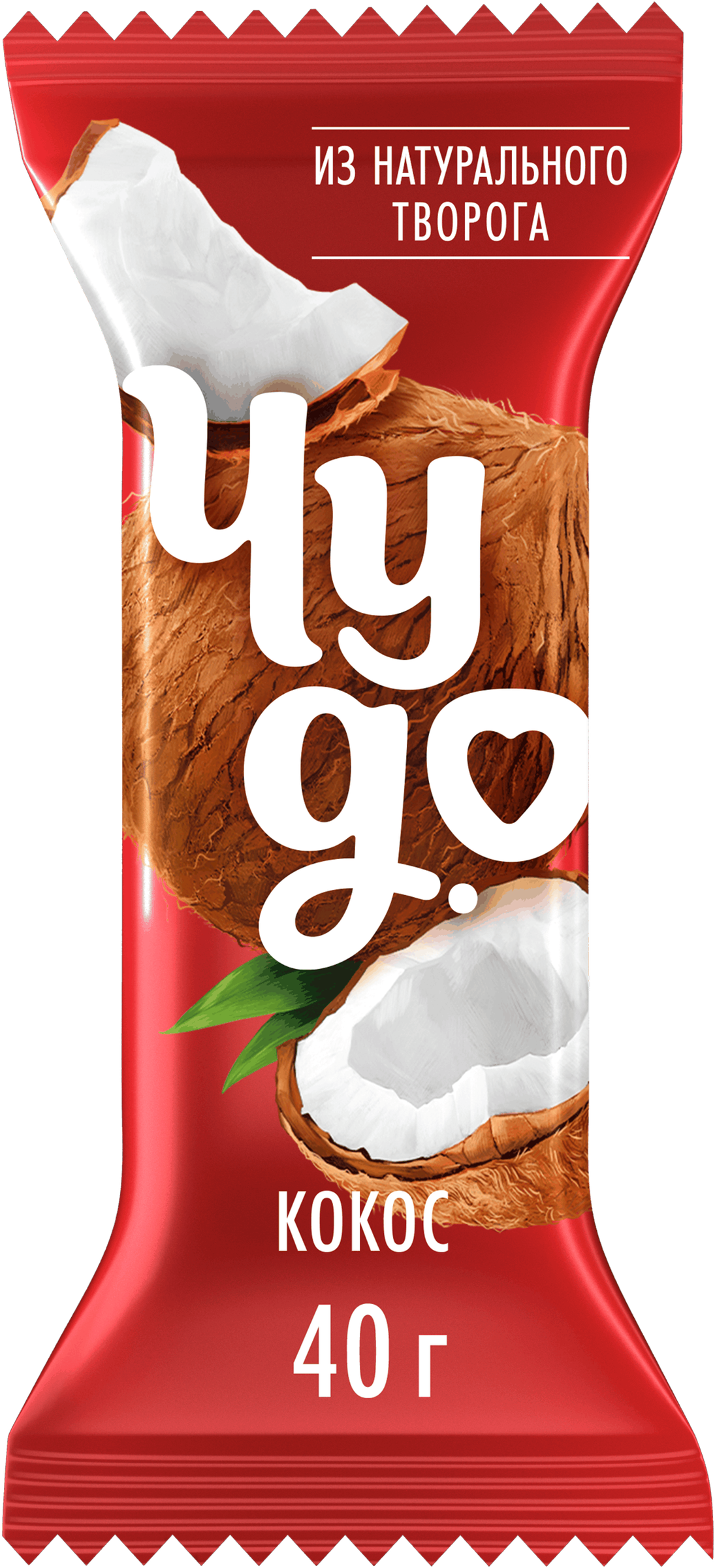 Изображение товара Сырок глазированный ЧУДО Кокосовый 28,7%, без змж, 40г