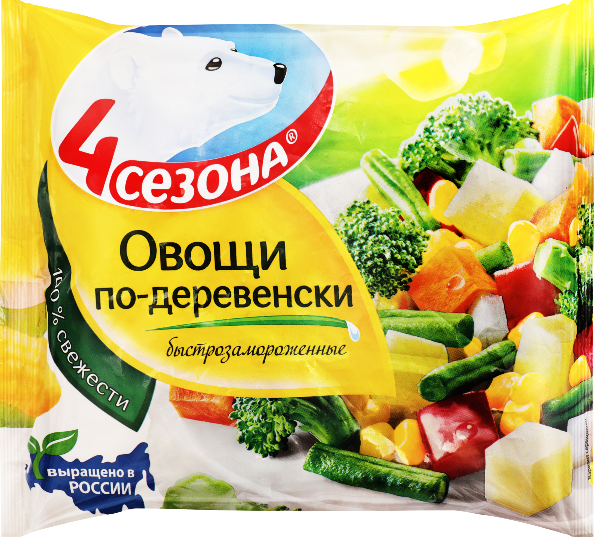 Изображение товара Смесь овощная 4 СЕЗОНА Овощи по-деревенски, 400г