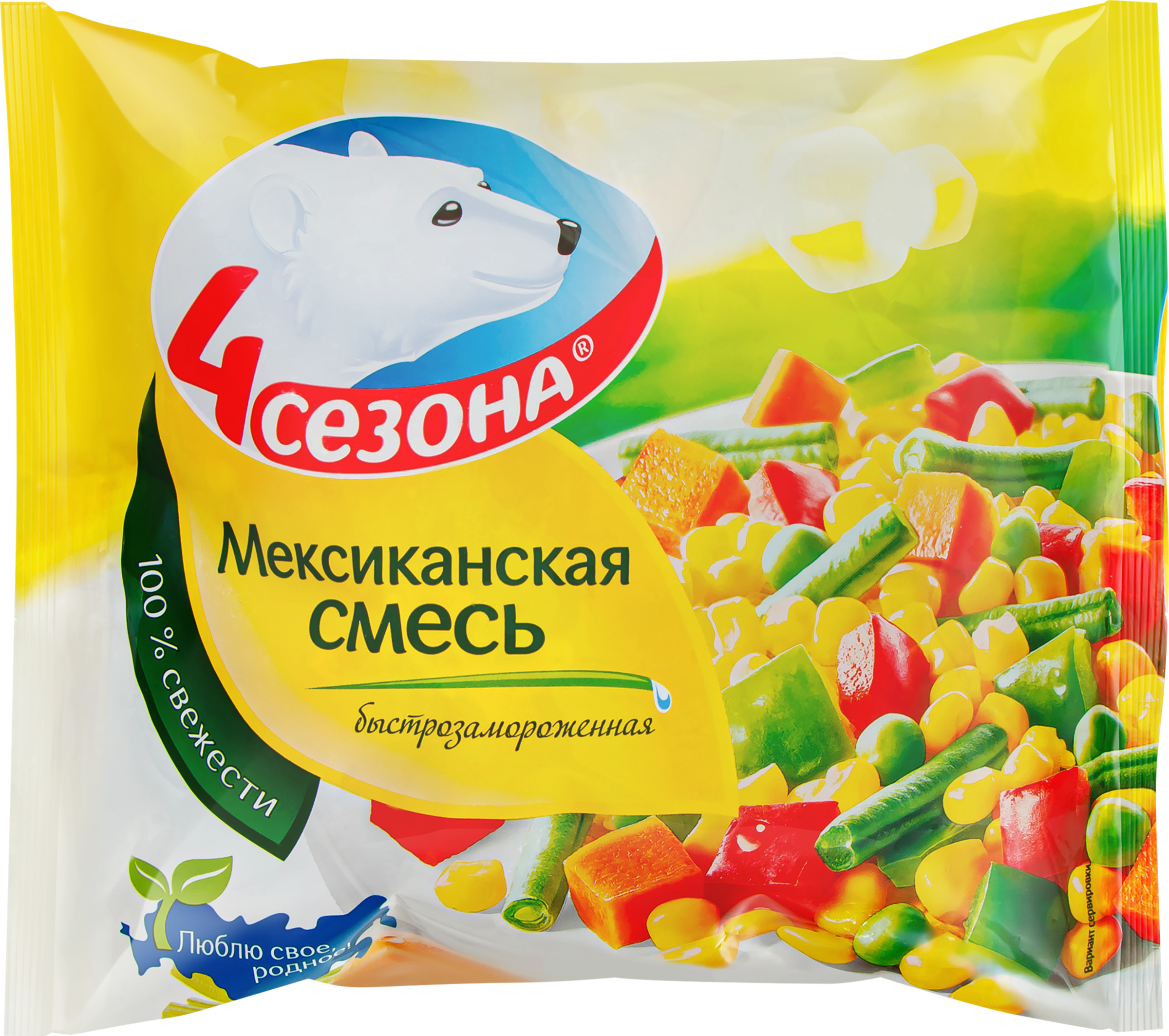Изображение товара Смесь овощная 4 СЕЗОНА Мексиканская, 400г