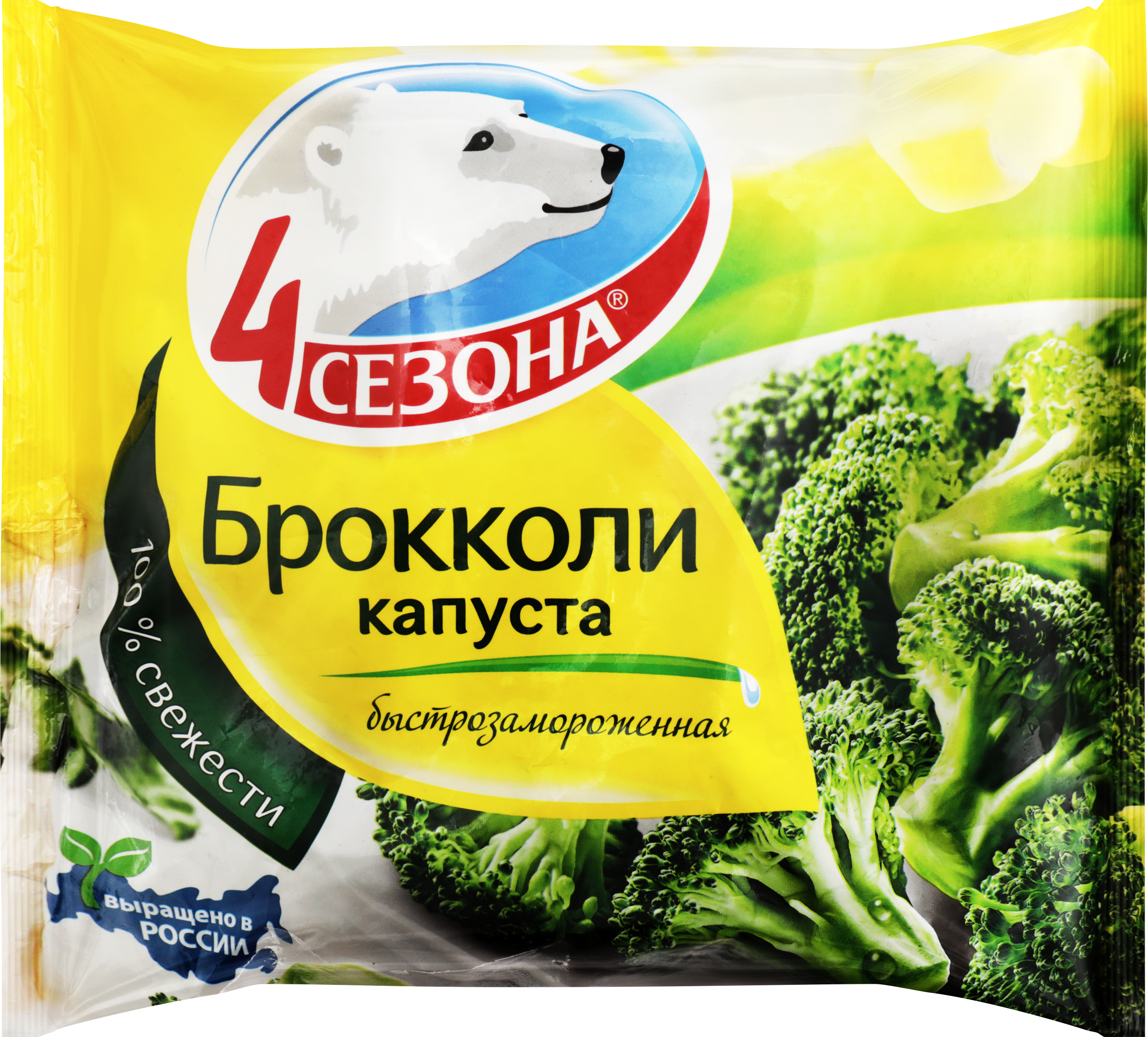 Изображение товара Капуста брокколи замороженная 4 СЕЗОНА , 400г