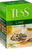 Чай зеленый TESS Lime с цедрой цитрусовых и ароматом лайма листовой, 100г - фото 1