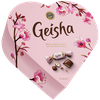 Конфеты FAZER Geisha, сердце из молочного шоколада с начининкой ореховое пралине, 225г - фото 1