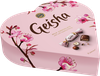 Конфеты FAZER Geisha, сердце из молочного шоколада с начининкой ореховое пралине, 225г - фото 0