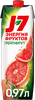 Нектар J7 Грейпфрут с мякотью, 0.97л - фото 0
