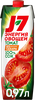 Сок J7 Томат с солью с мякотью, 0.97л - фото 0