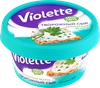 Сыр творожный КАРАТ Violette с зеленью 70%, без змж, 140г - фото 0