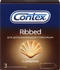 Презервативы CONTEX Ribbed, 3шт - фото 0