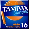 Тампоны TAMPAX Compak Super Plus, с аппликатором, 16шт - фото undefined