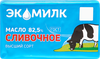 Масло сливочное ЭКОМИЛК 82,5% высший сорт, без змж, 180г - фото 0
