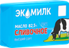 Масло сливочное ЭКОМИЛК 82,5% высший сорт, без змж, 180г - фото 2