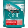 Корм сухой для взрослых кошек PURINA ONE Sterilised с лососем и пшеницей, для стерилизованных, 750г - фото undefined