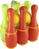 Игрушка ПОЛЕСЬЕ Кегли 25,3x17x27см, Арт. 6431, 6шт - фото 2
