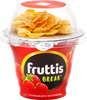 Продукт йогуртный FRUTTIS Вкусный перерыв Клубника, земляника с топпером 2,5%, без змж, 175г - фото 0