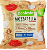 Сыр BONFESTO Моцарелла 45%, без змж, вес сыра 100г, вес с рассолом 250г - фото 0