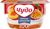 Десерт творожный ЧУДО Творожок взбитый Персик, маракуйя двухслойный 4,2%, без змж, 100г - фото 0
