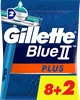 Станок для бритья одноразовый GILLETTE Blue II Plus, 10шт - фото 1