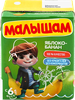 Нектар МАЛЫШАМ Яблоко-банан неосветленный, с 6 месяцев, 200мл - фото 0