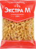 Макароны ЭКСТРА М Рожки классические №88 группа В высший сорт, 400г - фото 0
