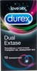 Презервативы DUREX Dual Extase рельефные с анестетиком, 12шт - фото 0