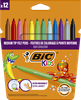 Фломастеры BIC Kids Kid Couleur, 12шт - фото undefined