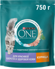 Корм сухой для взрослых кошек PURINA ONE Elegant с курицей и цельными злаками, 750г - фото undefined