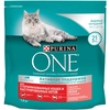 Корм сухой для взрослых кошек PURINA ONE Sterilised с лососем и пшеницей, для стерилизованных, 1,5кг - фото undefined