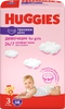 Подгузники-трусики детские для девочек HUGGIES 3, 6–11кг, 58шт - фото 0