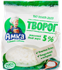 Творог АМКА 5%, без змж, 200г - фото 0