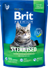 Корм сухой для взрослых кошек BRIT Premium Cat Sterilized с курицей, для 
кастрированных и стерилизованных, 800г - фото 0