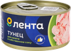 Тунец ЛЕНТА рубленный в собственном соку, 185г - фото 0