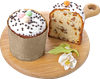 Кекс творожный ЛЕНТА FRESH Пасхальный, 400г - фото 0