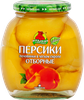Персики отборные МЕДВЕДЬ ЛЮБИМЫЙ половинки в легком сиропе, 580мл - фото 0