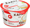 Творог зерненый КАРАТ Домашний 4%, без змж, 200г - фото 0