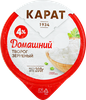 Творог зерненый КАРАТ Домашний 4%, без змж, 200г - фото 2