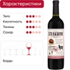 Вино STEAKWINE Каберне Совиньон Мендоса красное полусухое, 0.75л - фото 2