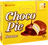 Печенье LOTTE Choco Pie Banana бисквитное в шоколадной глазури, 12х28г - фото 2