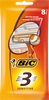 Бритва одноразовая мужская BIC 3 Sensitive 3 лезвия с увлажняющей полоской, 8шт - фото undefined