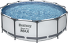 Бассейн каркасный BESTWAY Steel Pro Max 9150л 366х100см, с фильтром- насосом и лестницей, Арт. 561PS - фото undefined