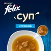 Корм влажный для взрослых кошек FELIX Суп с треской в соусе, 48г - фото undefined