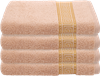 Полотенце CLEANELLY Меандро 50x80см, бежевое, золотой бордюр, 100% 
хлопок, Арт. ПЦ-3601-3835/4523/5273 цв.436 - фото 0