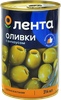 Оливки с анчоусом ЛЕНТА зеленые, 314мл - фото 0