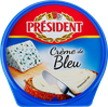 Сыр плавленый PRESIDENT Creme de bleu 50%, без змж, 125г - фото 1