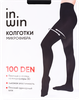 Колготки женские INWIN 100 den черные 3, микрофибра, Арт. ПЛ11-290 - фото 0