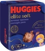 Подгузники-трусики детские HUGGIES Elite Soft 6 ночные 15–25кг, 16шт - фото 1