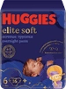 Подгузники-трусики детские HUGGIES Elite Soft 6 ночные 15–25кг, 16шт - фото 0