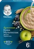 Каша мультизлаковая GERBER безмолочная, с яблоком и черносливом, с 6 месяцев, 180г - фото 0