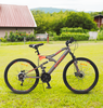 Велосипед горный ACTIWELL Hardy 26" 18 скоростей, серо-оранжевый, Арт. HRD26ST-U - фото 2