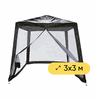 Тент ACTIWELL 3x3м с антимоскитными сетками, Арт. 3.0M90PE-N - фото undefined