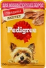 Корм консервированный для взрослых собак PEDIGREE паштет с говядиной, для миниатюрных пород, 80г - фото 0